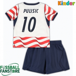 Vereinigte Staaten Christian Pulisic #10 Replik Heimtrikot Kinder WM 2026 Kurzarm (+ Kurze Hosen)
